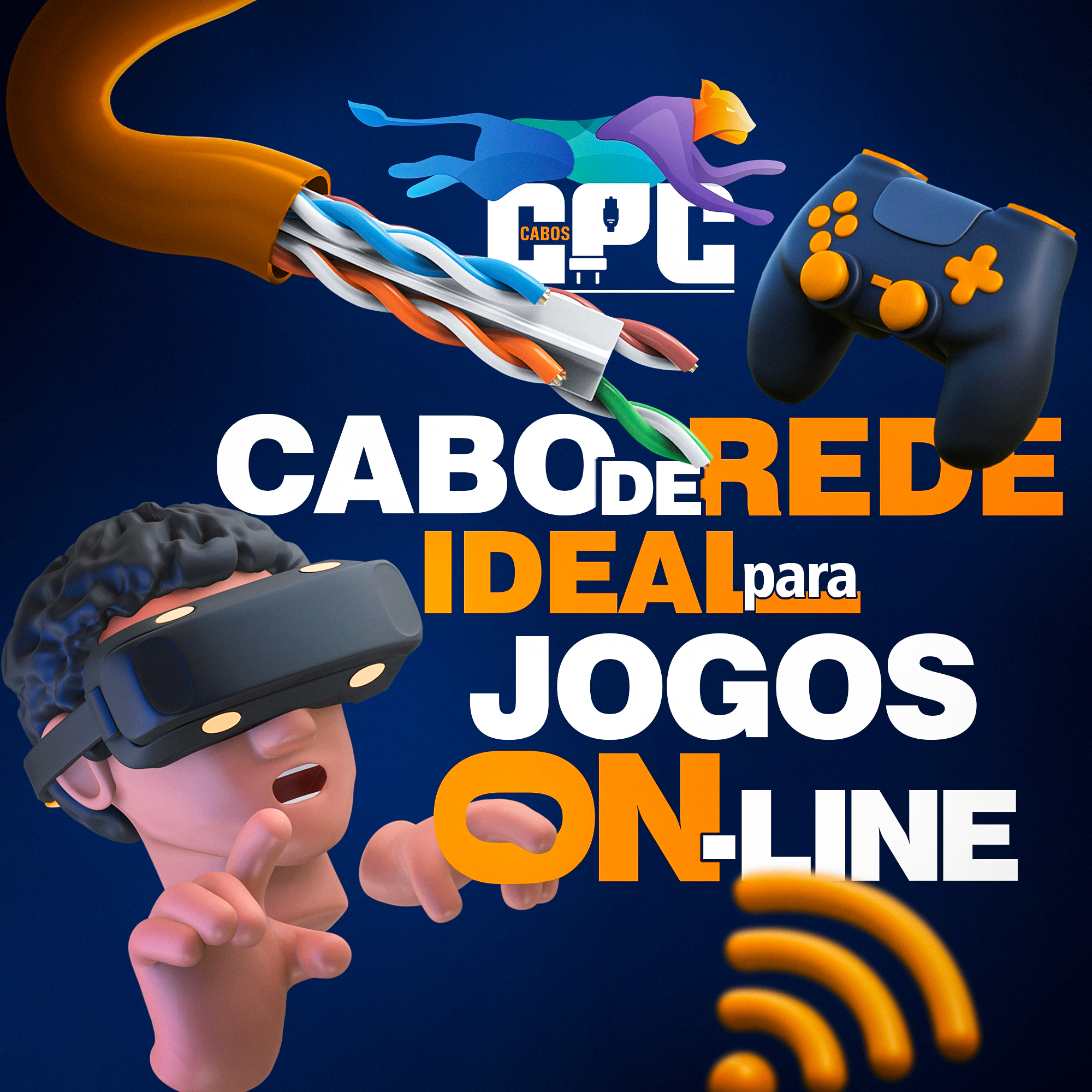 O Cabo de Rede Ideal para Jogos Online - Cabo de Rede